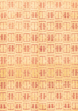 Abstract Brown Modern Rug, abs804brn