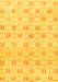 Abstract Yellow Modern Rug, abs804yw