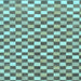 Square Machine Washable Checkered Light Blue Modern Rug, wshabs805lblu