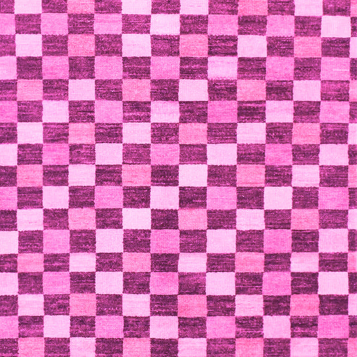 Checkered Pink Modern Rug, abs805pnk