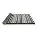 Sideview of Abstract Gray Modern Rug, abs806gry