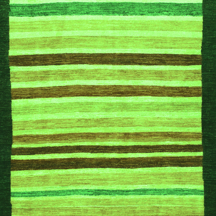 Abstract Green Modern Rug, abs806grn