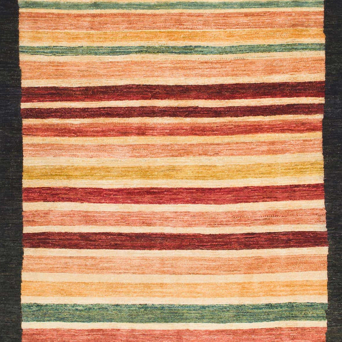 Machine Washable Abstract Fire Brick Red Rug, wshabs806