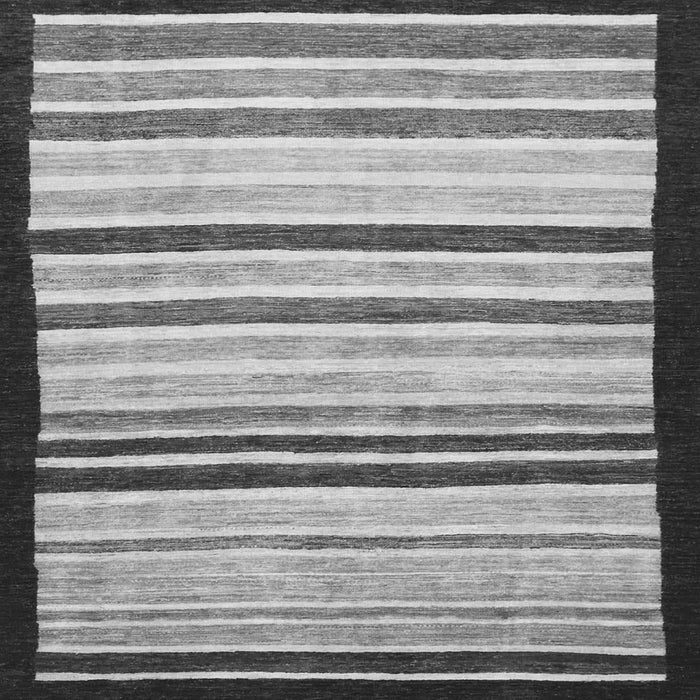 Square Machine Washable Abstract Gray Modern Rug, wshabs806gry