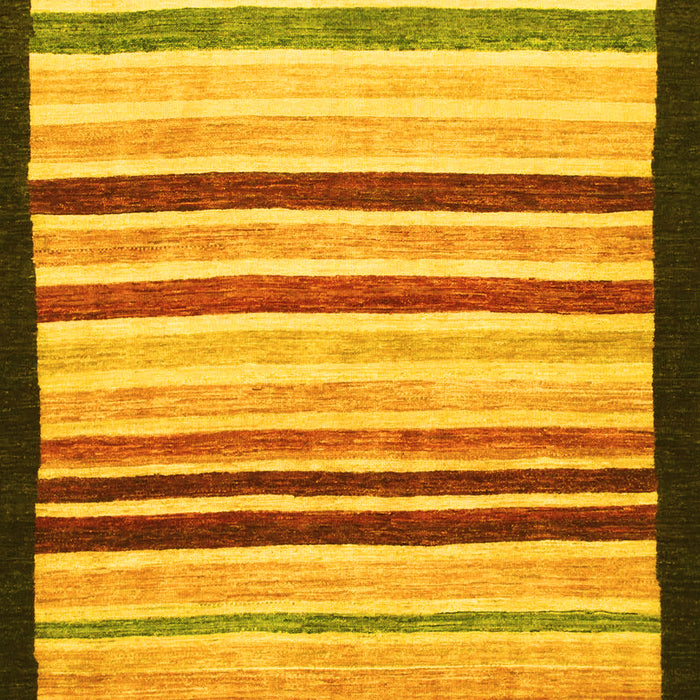 Machine Washable Abstract Yellow Modern Rug, wshabs806yw