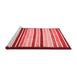 Modern Red Washable Rugs