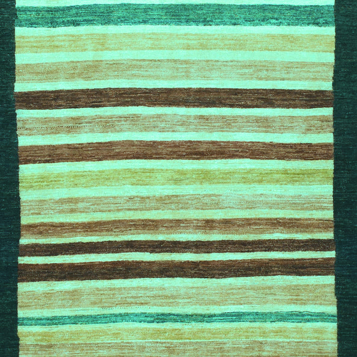 Abstract Turquoise Modern Rug, abs806turq