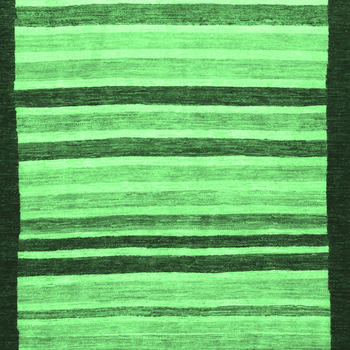 Machine Washable Abstract Emerald Green Modern Area Rugs, wshabs806emgrn