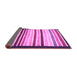 Sideview of Abstract Purple Modern Rug, abs806pur