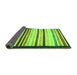 Sideview of Abstract Green Modern Rug, abs806grn