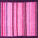 Square Abstract Pink Modern Rug, abs806pnk