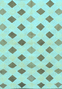 Solid Light Blue Modern Rug, abs807lblu