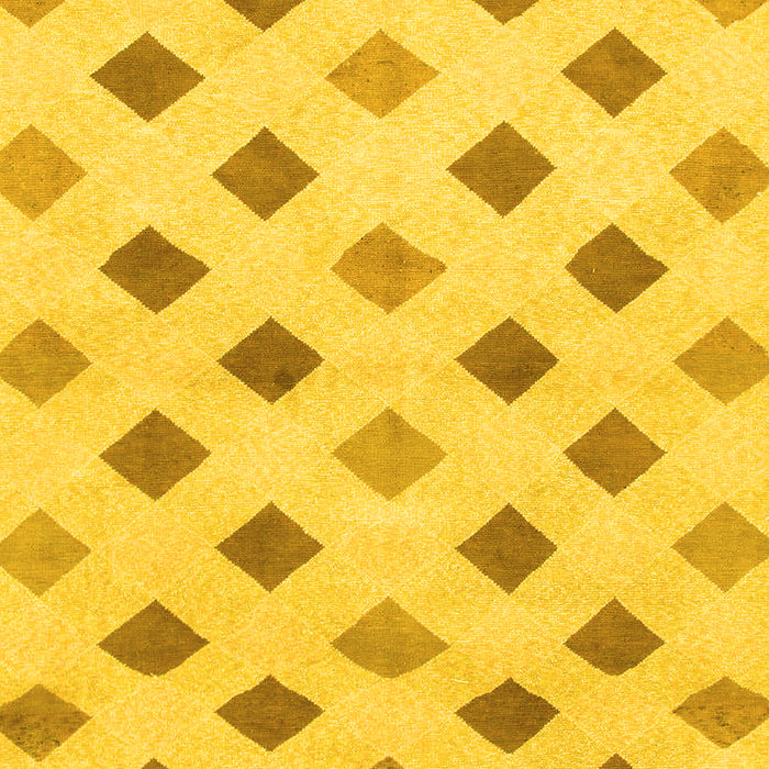 Solid Yellow Modern Rug, abs807yw