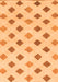 Solid Orange Modern Rug, abs807org