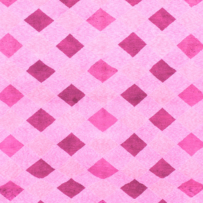 Machine Washable Solid Pink Modern Rug, wshabs807pnk