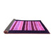 Sideview of Abstract Purple Modern Rug, abs808pur