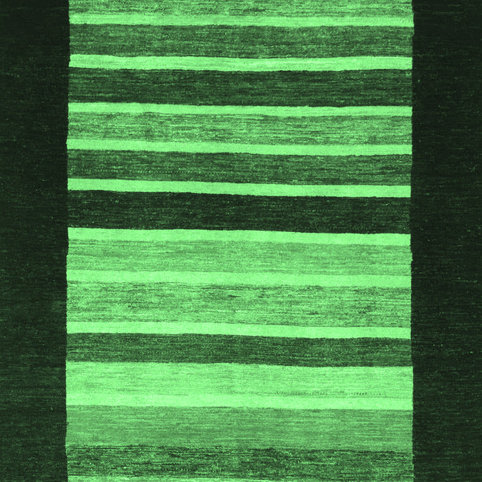 Machine Washable Abstract Emerald Green Modern Area Rugs, wshabs808emgrn