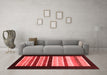 Modern Red Washable Rugs