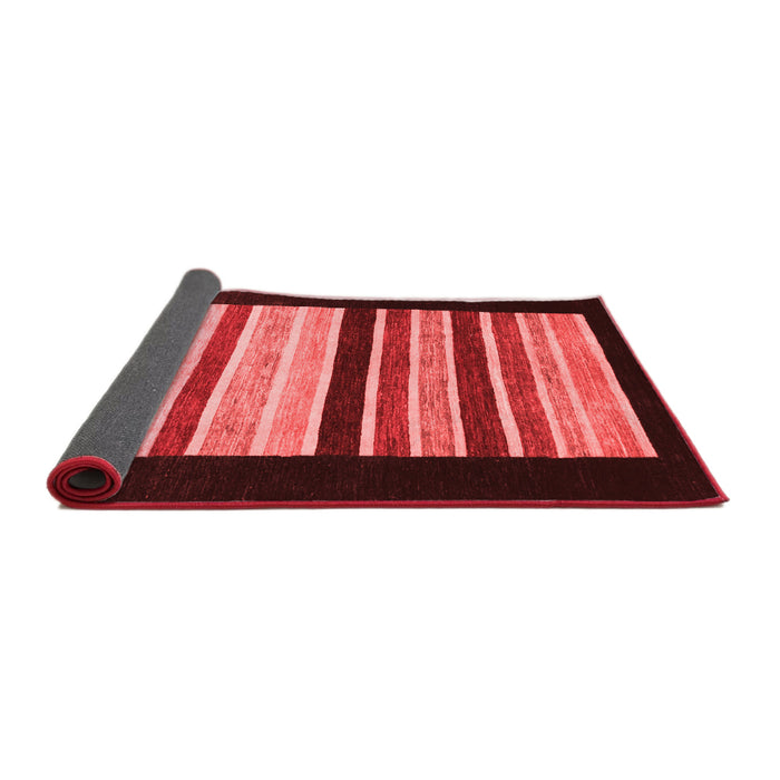 Abstract Red Modern Area Rugs