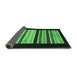 Sideview of Abstract Emerald Green Modern Rug, abs808emgrn