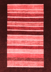 Abstract Red Modern Rug, abs808red