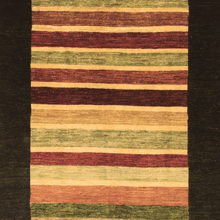 Machine Washable Abstract Brown Modern Rug, wshabs808brn