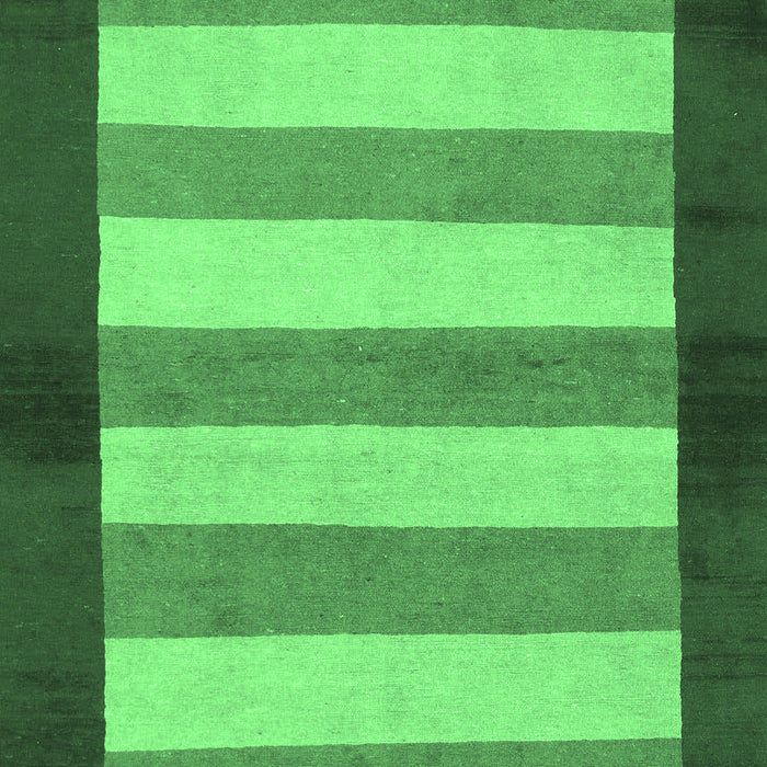 Machine Washable Abstract Emerald Green Modern Area Rugs, wshabs809emgrn