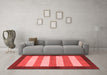 Modern Red Washable Rugs