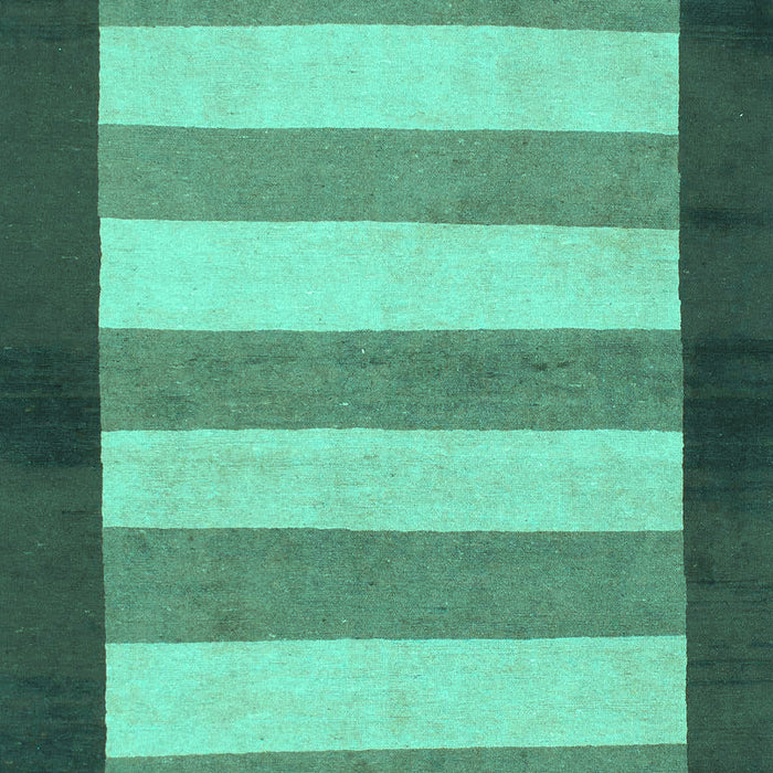 Machine Washable Abstract Turquoise Modern Area Rugs, wshabs809turq