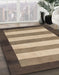 Machine Washable Abstract Brown Sugar Brown Rug in a Family Room, wshabs809