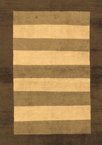 Abstract Brown Modern Rug, abs809brn