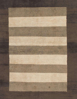 Abstract Brown Modern Rug, abs809
