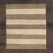 Square Abstract Brown Modern Rug, abs809