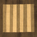 Square Abstract Brown Modern Rug, abs809brn