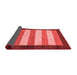 Abstract Red Modern Area Rugs