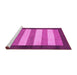 Sideview of Machine Washable Abstract Pink Modern Rug, wshabs809pnk