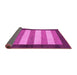 Sideview of Abstract Pink Modern Rug, abs809pnk