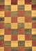 Checkered Brown Modern Rug, abs80brn