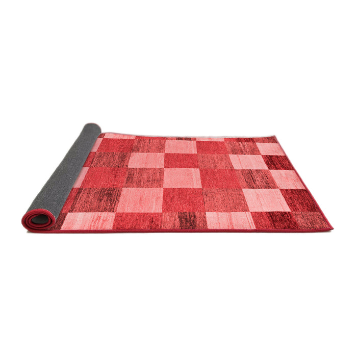 Checkered Red Modern Area Rugs