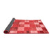 Checkered Red Modern Area Rugs