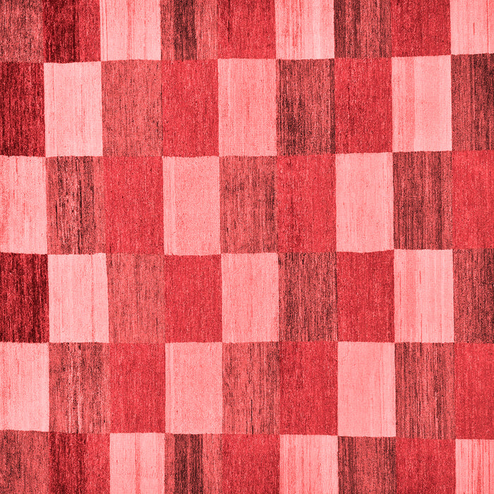 Checkered Red Modern Rug, abs80red