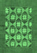 Abstract Emerald Green Modern Rug, abs810emgrn