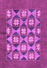 Abstract Purple Modern Rug, abs810pur