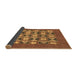 Sideview of Abstract Brown Modern Rug, abs810brn