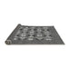 Sideview of Abstract Gray Modern Rug, abs810gry