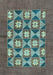 Machine Washable Abstract Light Blue Modern Rug, wshabs810lblu