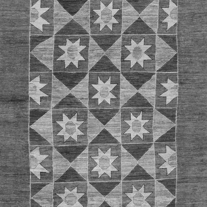 Machine Washable Abstract Gray Modern Rug, wshabs810gry