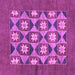 Square Abstract Purple Modern Rug, abs810pur