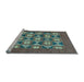 Sideview of Machine Washable Abstract Light Blue Modern Rug, wshabs810lblu