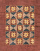 Machine Washable Abstract Bronze Brown Rug, wshabs810